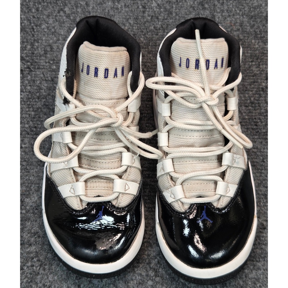 Jordan B Fly Concord Basketball Shoes Kids 12C White Black Purple AQ9216-121